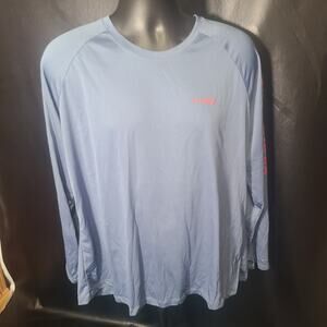 Champion blue performance fishing gear long-sleeve breathable top size 1X